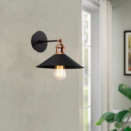 Opviq Berceste - N-663 Lámpara de pared negra